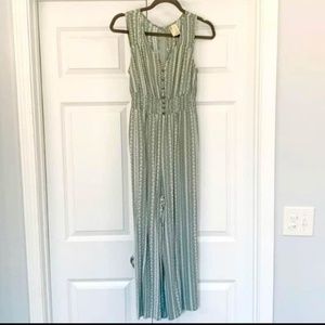 Womens Sage Jumpsuit
